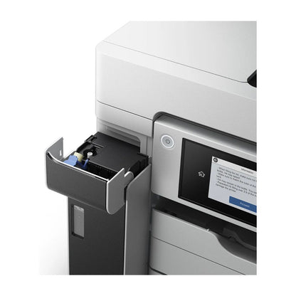Epson EcoTank Pro M15180 3-in-1 Mono ( Black ) A3 Touchscreen Printer, 4800 x1200 DPI, 25ppm Print Speed, 125 Sheets Output Tray Capacity,, 66,000 Pages / Month Print Volume, White | C11CJ41407BY