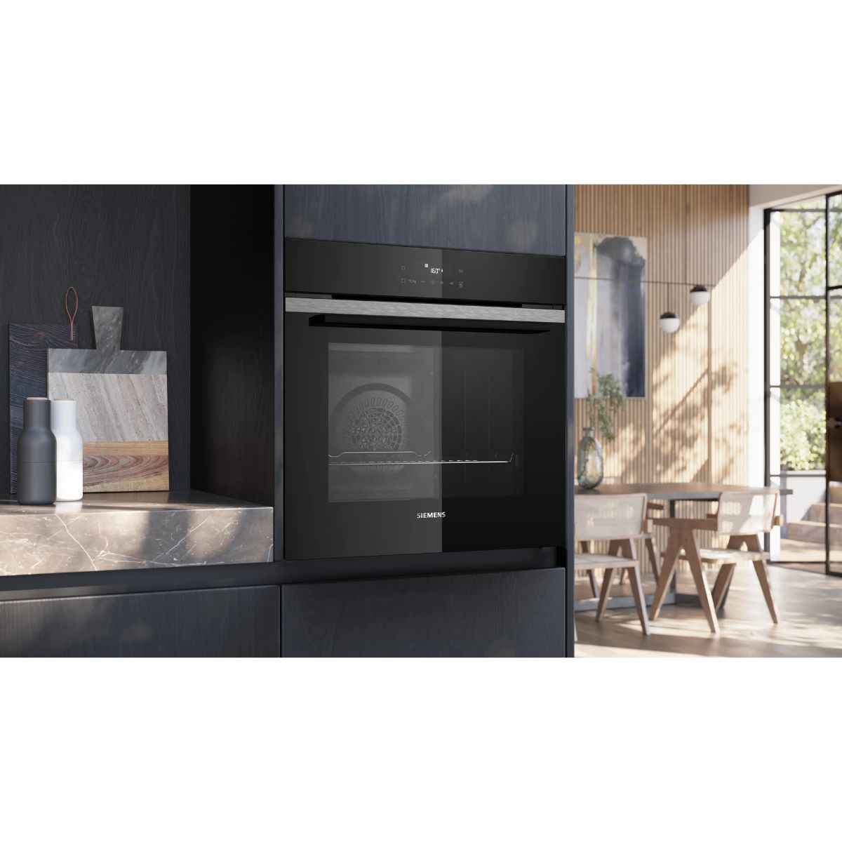 Siemens iQ300 60cm Built-In Oven – Stainless Steel (Model HB272GES3M)