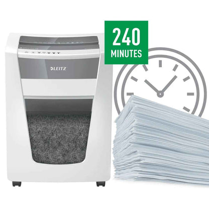 Leitz IQ Office Paper Shredder Pro P5 – 5 Sheets, Micro Cut, High Security, Compact Design | LE8010-00