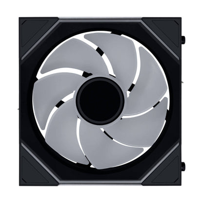 Lian-Li UNI FAN SL-INF Wireless Reverse Blade 120mm Case Fans – 2200 RPM, 69.7 CFM Airflow, FDB Bearing, Pack of 3 | Black / White