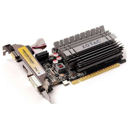 ZOTAC GeForce GT 730 LP Graphics Card | 4GB DDR3 Memory | PCI Express Graphics Card | Multi-Monitor Support | Low Power Consumption | ZT-71115-20L