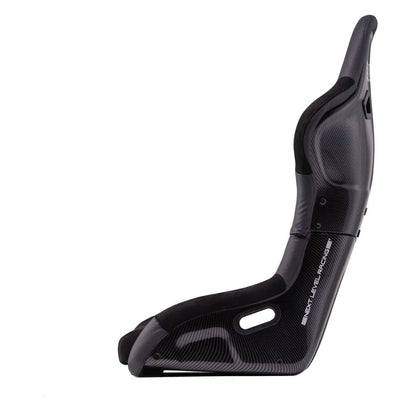 Next Level Racing Elite ES2 Sim Racing Seat | Premium Suede Finish | Ergonomic Bucket Design | PU Molded Foam | Integrated Leg &amp; Lumbar Support | FIA Licensed | Black | NLR-E060