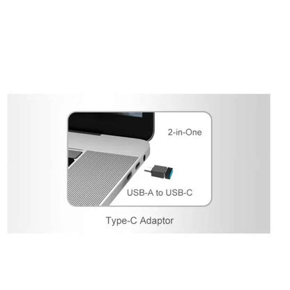 A4Tech Fstyler FB2800C Air2 Rechargeable Bluetooth & Wireless Keyboard Mouse Combo – QuietKey, Multi-Device, Type-C, Black