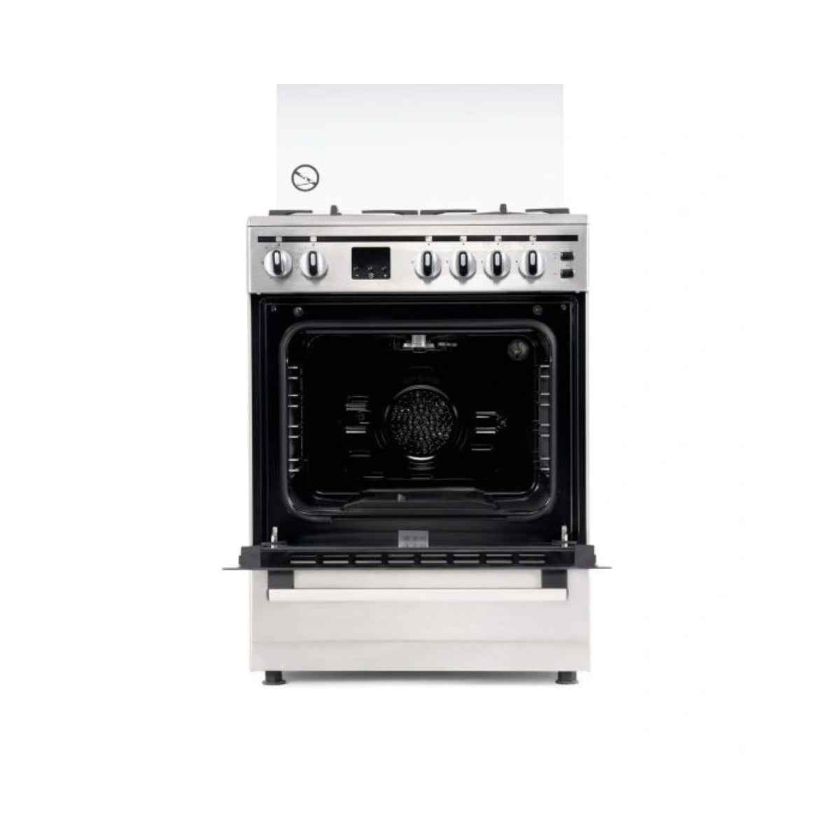 Terim TERGC66ST Freestanding Gas Cooker – 60 × 60 cm, 4-Burner, Stainless Steel