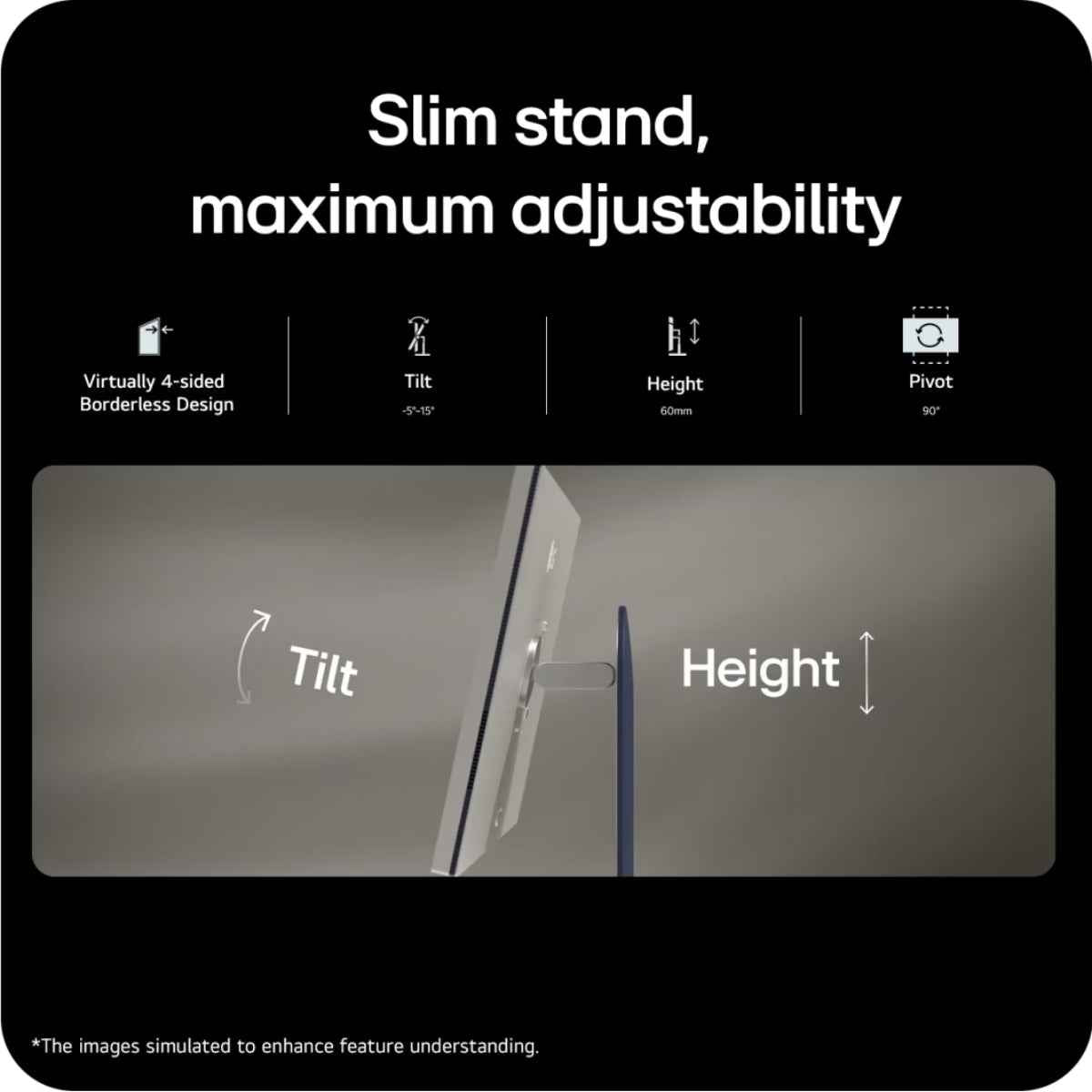 LG UltraFine  Monitor, 32" IPS Black Display, 6K Resolution, 60Hz Refresh Rate, 5ms (GtG @ Faster) Response Time, Thunderbolt 5 Port, DisplayHDR 600, HDR10, White