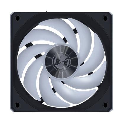 Lian-Li UNI FAN CL Wireless Computer Fan – 120mm, 2150 RPM, 77.34 CFM Airflow, FDB Bearing, Pack of 3 | Black / White