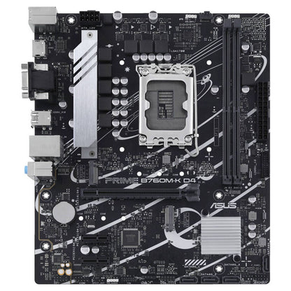 Asus PRIME B760M-K D4 LGA 1700 Micro-ATX Motherboard | DDR4 | PCIe 4.0 | 2.5Gb Ethernet | Aura Sync