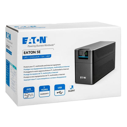 Eaton 5E900UI 5E Gen2 UPS USB IEC – 900VA / 480W, 4× C13 Outputs, Tower Design