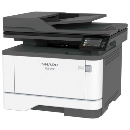 Sharp MX-B427W A4 Ultra-Compact Monochrome Multifunction Printer – Copy, Print, Color Scan, Fax, 40ppm, 2.8" Color Touch Screen