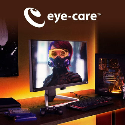 BenQ EX2510S Mobiuz 24.5'' FHD IPS Gaming Monitor, 1920x1080 Resolution, 165Hz Refresh Rate, 1ms MPRT, AMD FreeSync Premium, sRGB, Built in Speakers, HDRi, Flicker free, Bezel Less, Black