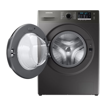 Samsung WW5000T 8 kg Front-Load Washing Machine WW80TA046AX/GU  with Eco Bubble™, Hygiene Steam, 1400 rpm, Inox / Platinum Silver
