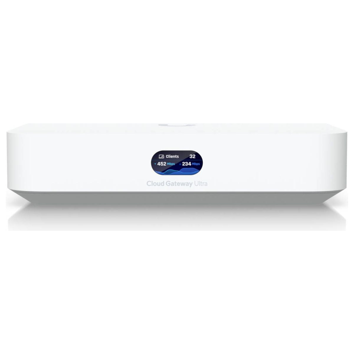 Ubiquiti Networks Cloud Gateway Ultra with 30+ UniFi Device / 300+ Client Support, 1 Gbps Routing with IDS/IPS, 0.96" LCM Status Display, Multi-WAN Load Balancing, USB-C Powered, White | UCG-Ultra