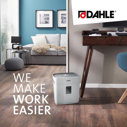 Dahle PaperSAFE PS100 Cross Cut Shredder, 5 x 18mm Particle Cut, P-4 Security Level, 5 Sheets Capacity, 12L Bin | DHL 23100-16609