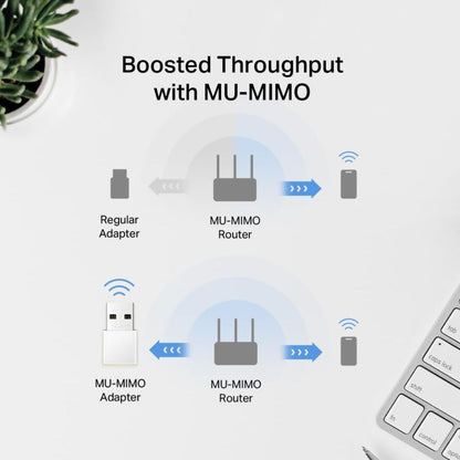 MERCUSYS MA30N AC1300 Nano Wi-Fi Adapter | Dual-Band 1267 Mbps | USB 2.0 | Internal Antenna | WPA3 | Black