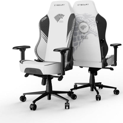 Cybeart House Stark Licensed Edition Gaming Chair | Supreme PU Leather | Cold-Cured Foam | 4D Armrests | 165° Recline | 150kg | Stark