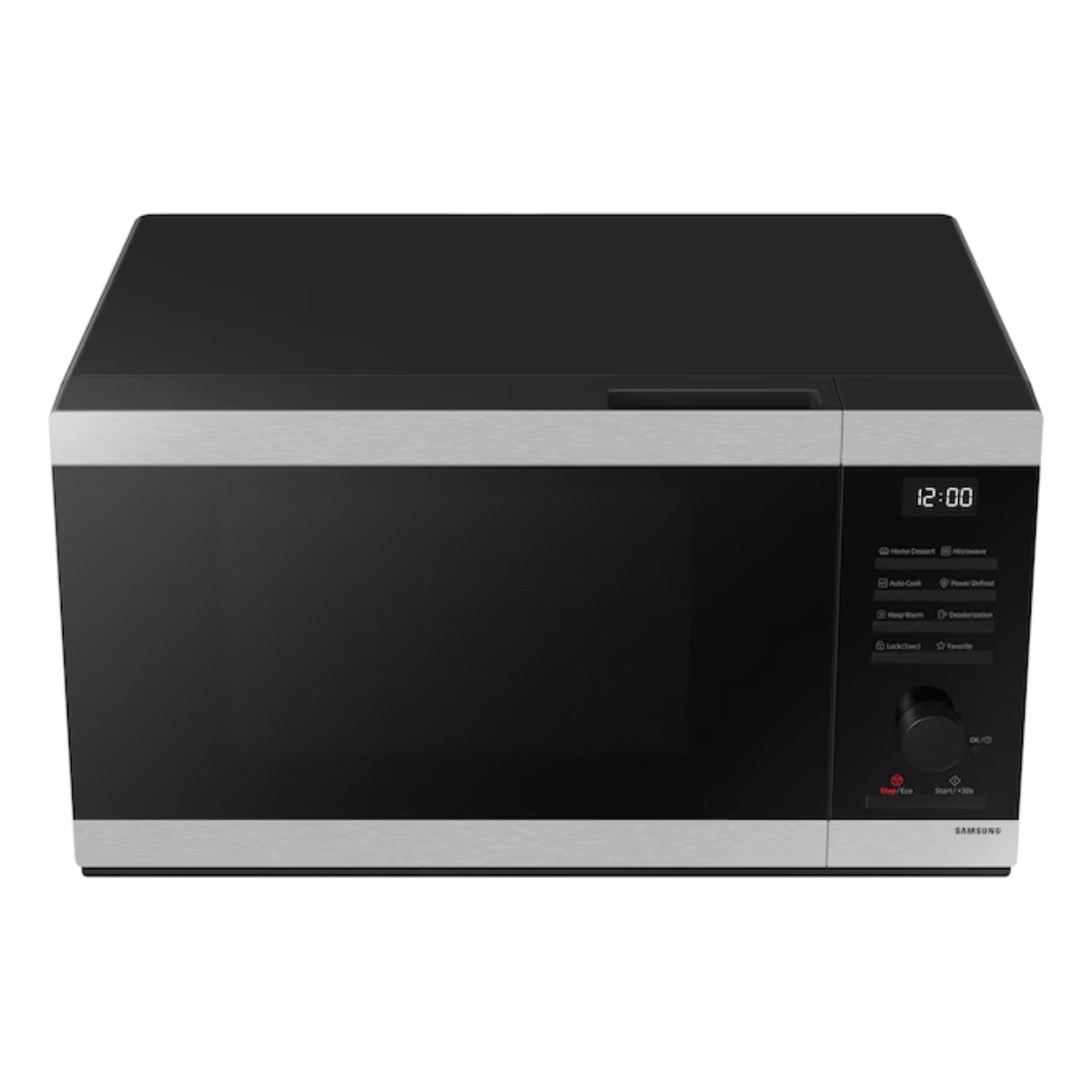 SAMSUNG mw4000d 32L Solo Microwave Oven Silver color with Power Defrost and Home Dessert, 1500 W Power Consumption, 7 Power Levels