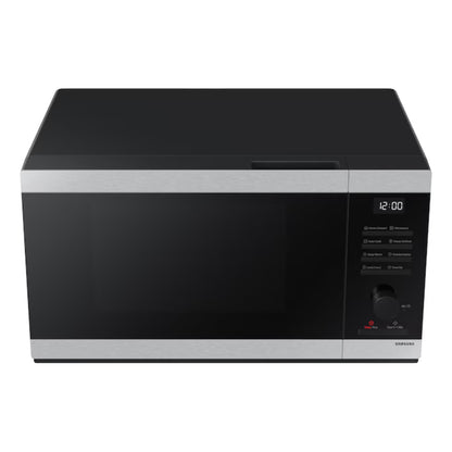 SAMSUNG mw4000d 32L Solo Microwave Oven Silver color with Power Defrost and Home Dessert, 1500 W Power Consumption, 7 Power Levels