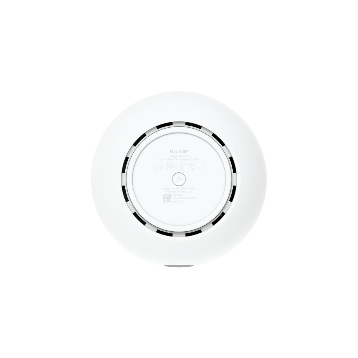 Ubiquiti UDR7 Dream Router 7 White Color, Desktop 10G Cloud Gateway, Wi-Fi 7, Quad-core ARM® Cortex®-A53 at 1.5 GHz Processor, 1x 10G SFP+ &amp; 1x 2.5 GbE RJ45 Ports, PoE Switch