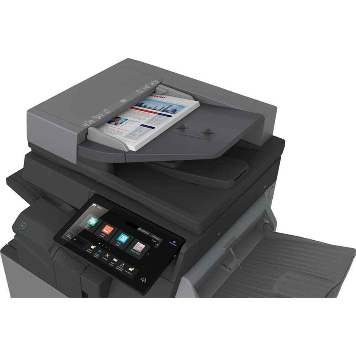 SHARP BP-50M45 Digital A3 Monochrome MF Printer, Prints Up to 45ppm, 600dpi Resolution, 128 GB SSD Storge 10.1" Touch Display, Wireless LAN, AirPrint, A5-A3 Paper Size | BP-50M45