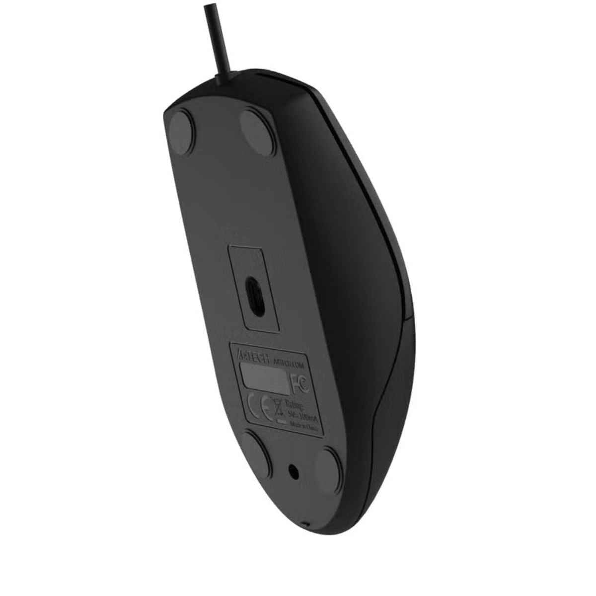 A4Tech OP-330S Wired Mouse – Silent Click, 1200 DPI, USB (Black)