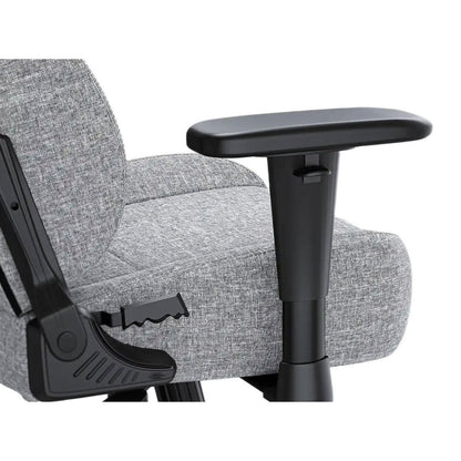 AndaSeat Novis L Gaming Chair | Linen Fabric | Ash Gray | 155–190cm | 5cm Raised Lumbar | AD23-L-01-G-F