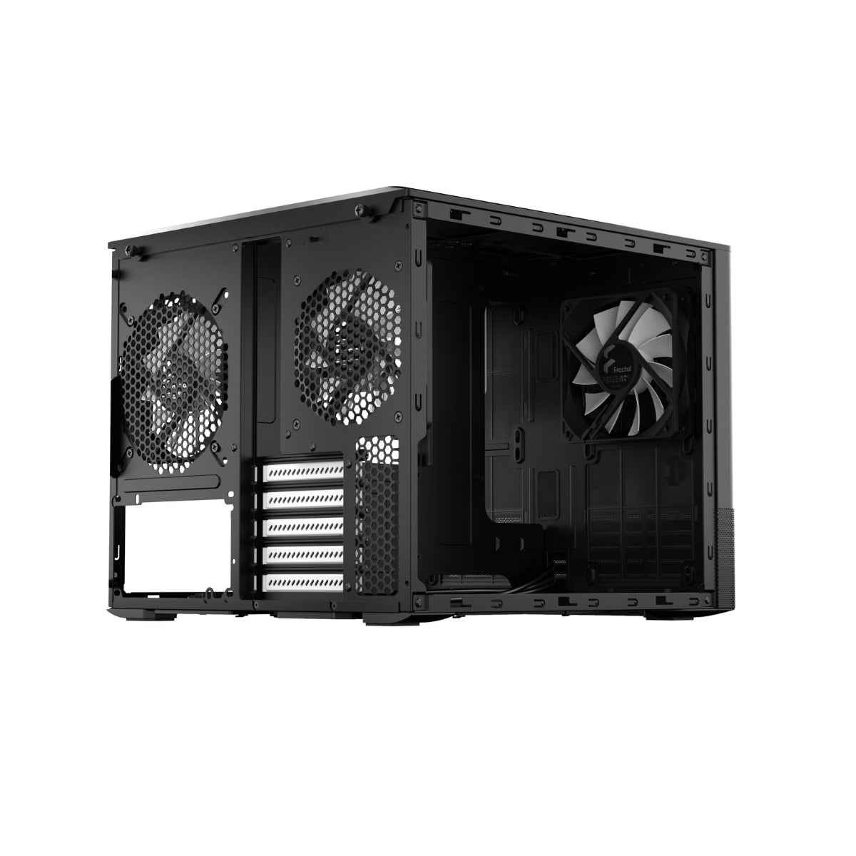 Fractal Design Node 804 mATX Cube Case – Dual-Chamber, Black / Window