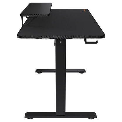 Cougar E-STAR 120 Gaming Desk – Electric Height Adjustable, Full Desk Mouse Pad, Monitor Stand, Cable Management (Black)