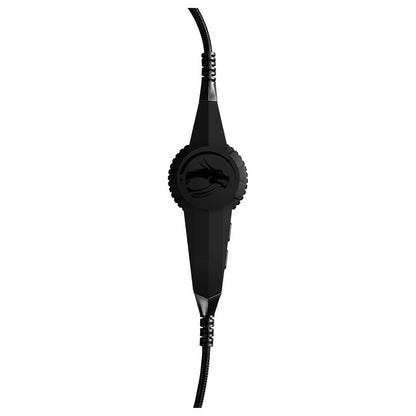 MSI DS502 Enhanced Virtual 7.1 Gaming Headset | 40mm Drivers | Vibration System | LED Lighting | Adjustable Microphone | Black/Red | S37-2100911-SV1