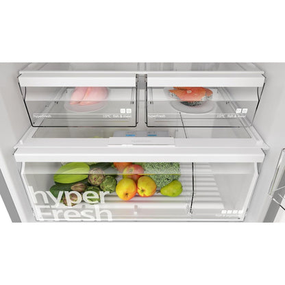 Siemens KD76NXIE1M iQ300 Free-Standing Fridge Freezer – 542 Liters Net Capacity, Total noFrost, Anti-Fingerprint, German Engineering