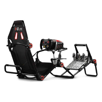 Next Level Racing F-GT Lite Cockpit – Foldable, Adjustable Wheel & Pedal Platform (NLR-S015) Space-Saving Racing Simulator Rig for UAE Gamers & Home Enthusiasts