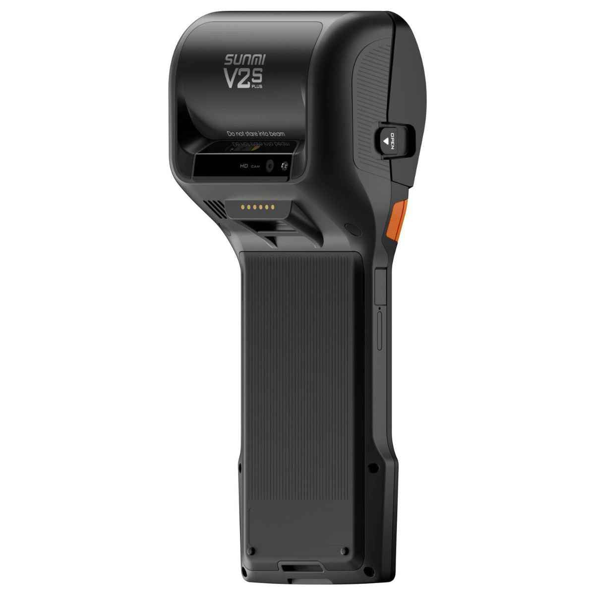 Sunmi V2s Plus T5F0 Handheld POS Terminal – 6.22″ HD+ Display, 3GB RAM + 32GB Storage, Integrated Printer &amp; Scanner (Black/Orange)