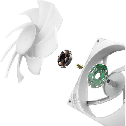 NZXT F360 RGB Core 360mm RGB Fan Unit – Single-Frame Design, 3x 120mm FDB Fans, 2400 RPM, 75.12 CFM, PWM Control