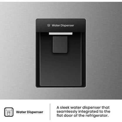 Hisense 500L Bottom‑Mount Refrigerator – RB5P504NMI3, Two‑Door with Water Dispenser & Total No Frost