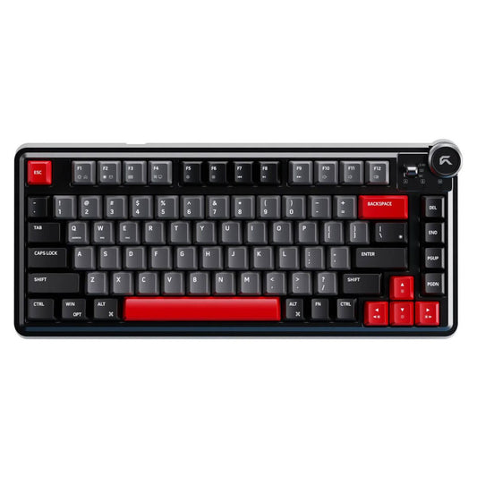 Cybeart X75 Rhino Signature Edition Gaming Keyboard | 75% Layout | Tri-Mode Wireless Mechanical Keyboard | CNC Aluminum | RGB Backlit | KB-X75RHINOTRI-CYB01