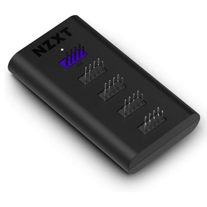 NZXT Internal USB Hub Gen 3 AC-IUSBH-M3 Additional 4 USB 2.0 Devices Magnets, 3M Dual Lock 5V DC internal Connector Black