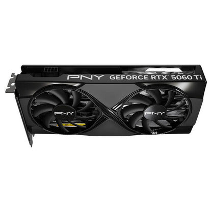 PNY GeForce RTX 5060 Ti 8GB Overclocked Dual Fan Graphics Card, GDDR7, PCIe 5.0, 4608 CUDA Cores | VCG5060T8DFXPB1-O