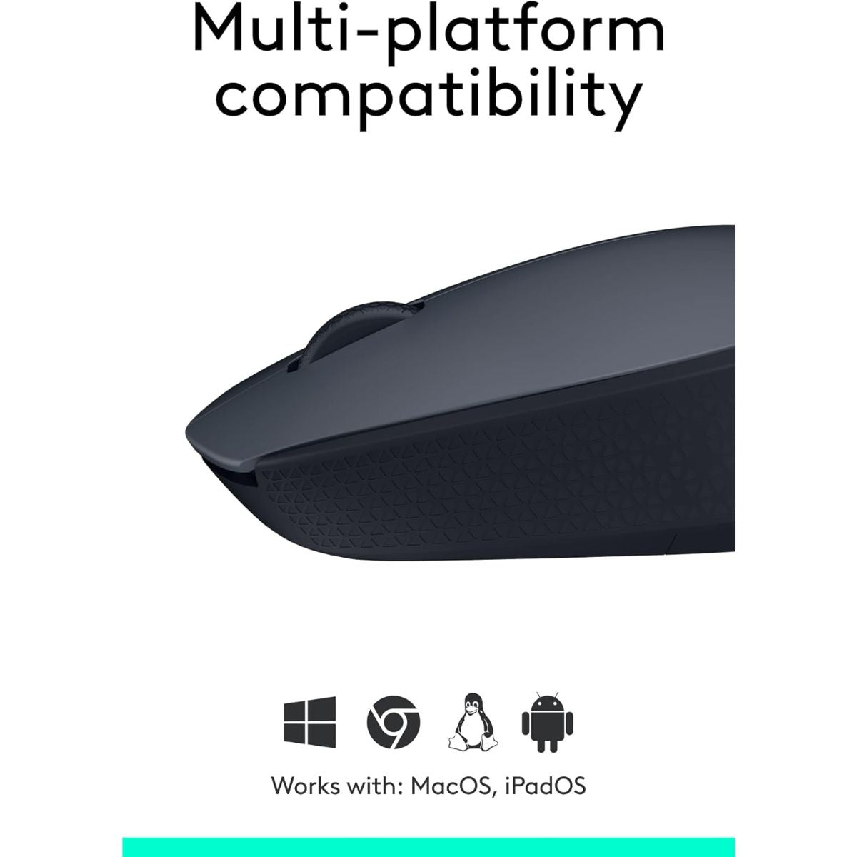 Logitech M170 Wireless USB Mouse | 2.4GHz Wireless Technology | Optical Tracking | Up to 10m Wireless Range | Gray | 910-004642
