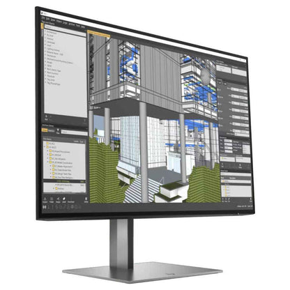 HP G3 Monitor, 24" WUXGA IPS Display, 60Hz Refresh Rate, 5ms (GtG with Overdrive) Response Time, On-Screen Controls, Adjustable Height & Pivot Rotation, 16 10 Aspect Ratio, Silver