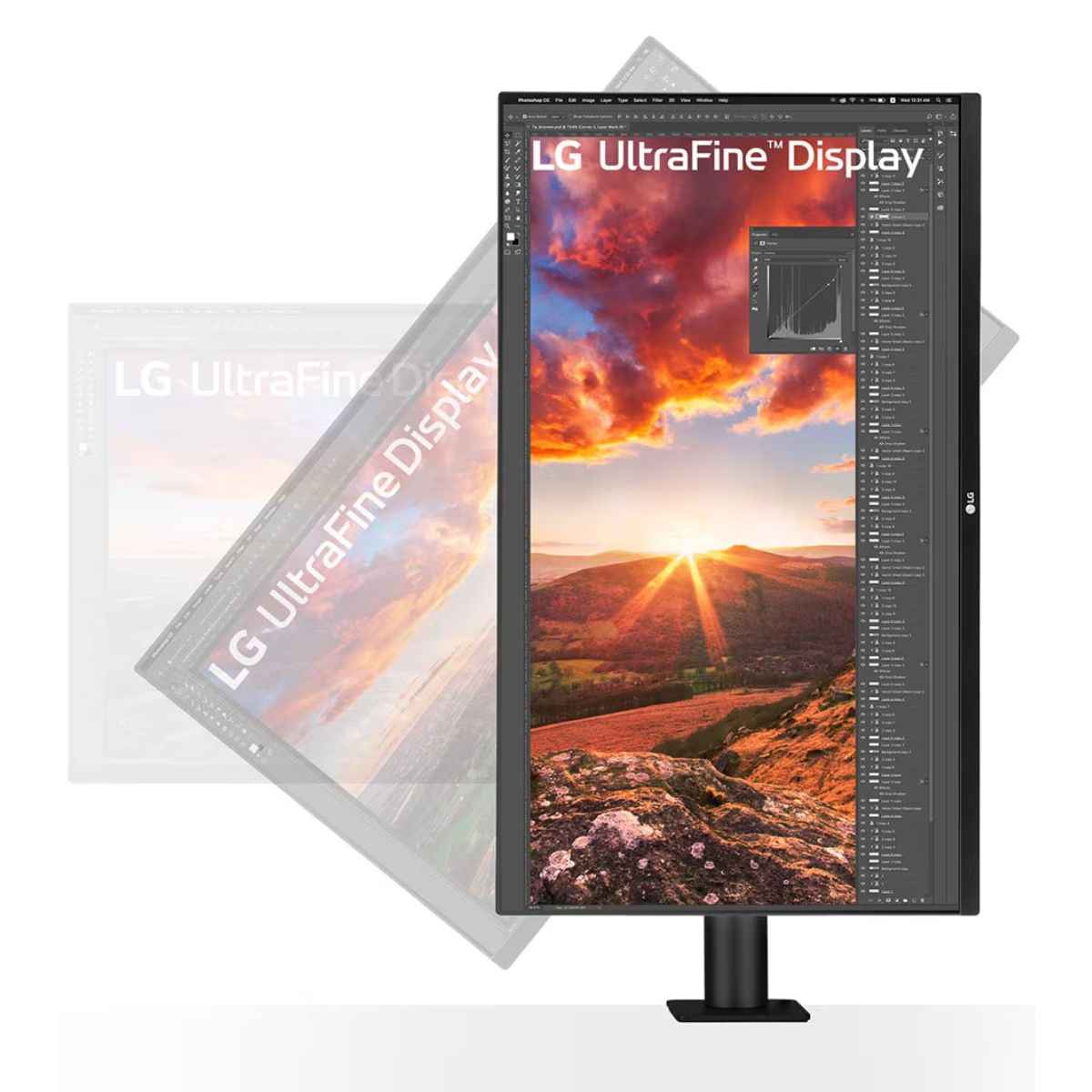 LG 32UN880K-B Ergo Monitor – 31.5" UHD 4K IPS Display, HDR10, USB-C, Ergo Stand