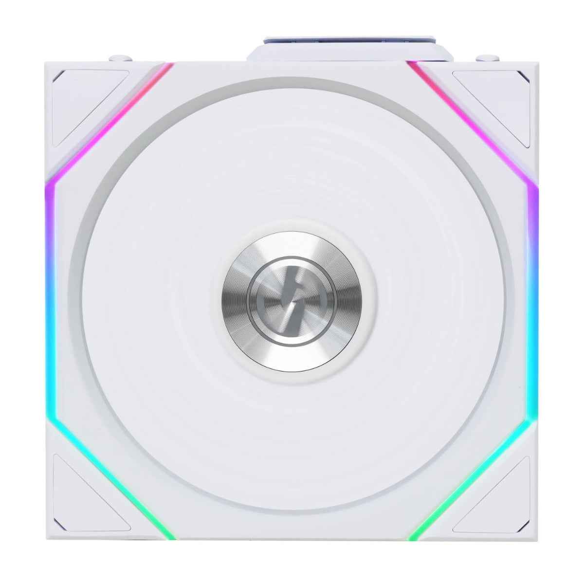 Lian-Li UNI FAN TL 120 Reverse Blade Wireless Case Fan – 2300 RPM, 83.4 CFM Airflow, FDB Bearing, Single Pack | Black / White