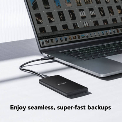 Lexar SL300 Portable SSD – 2TB, Up to 1050MB/s, USB-C High-Speed External Storage | Black