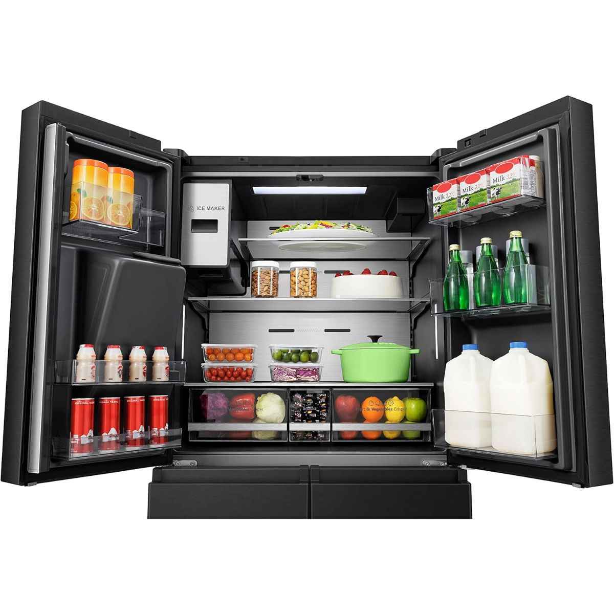 Hisense 538L Four Door French Smart Refrigerator – Touch Screen, Water & Ice Dispenser | RQ759N4IBU1