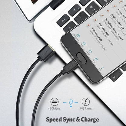 UGREEN 20882 USB 3.0 Type-A Male to USB Type-C Male Cable | 1m | 5Gbps | Up to 3A | Black