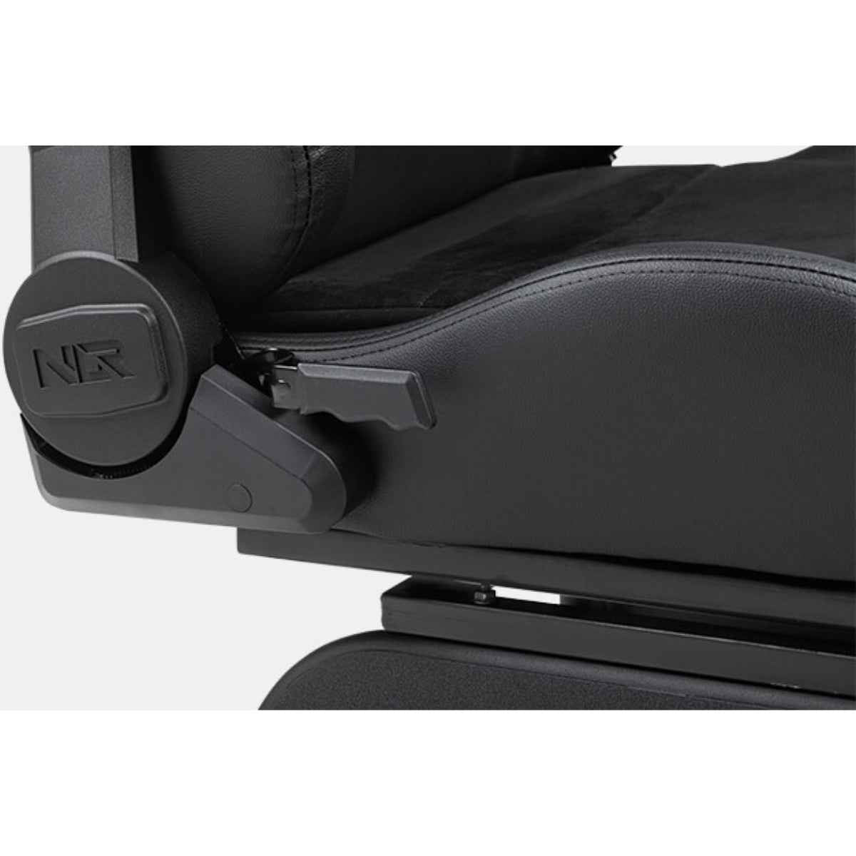 Next Level Racing GTRacer 2.0 Cockpit, Upgraded Double Recliners, Integrated Shifter & Handbrake Support, Redesigned Adjustable Pedal Tray, Improved Seat Sliders | NLR-R007