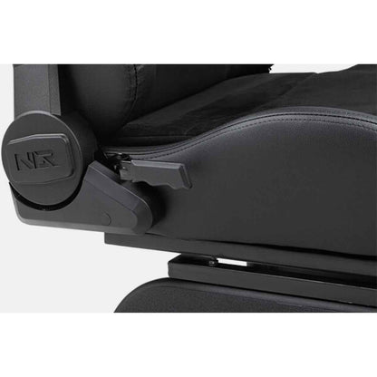 Next Level Racing GTRacer 2.0 Cockpit, Upgraded Double Recliners, Integrated Shifter & Handbrake Support, Redesigned Adjustable Pedal Tray, Improved Seat Sliders | NLR-R007
