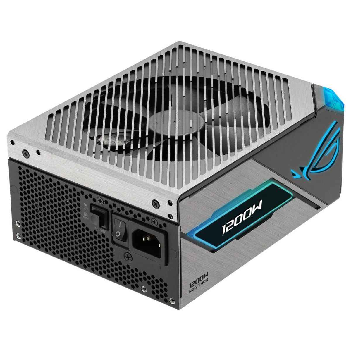 Asus ROG Thor 1200W Platinum III Fully Modular Power Supply, 80 PLUS Platinum Efficiency, Active PFC, ATX 3.1 Standard, Cybenetics Lambda A++ Certification