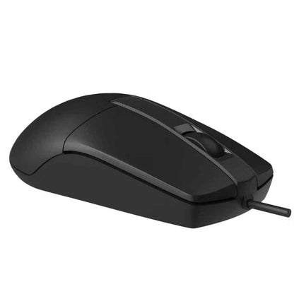A4Tech OP-330S Wired Mouse – Silent Click, 1200 DPI, USB (Black)