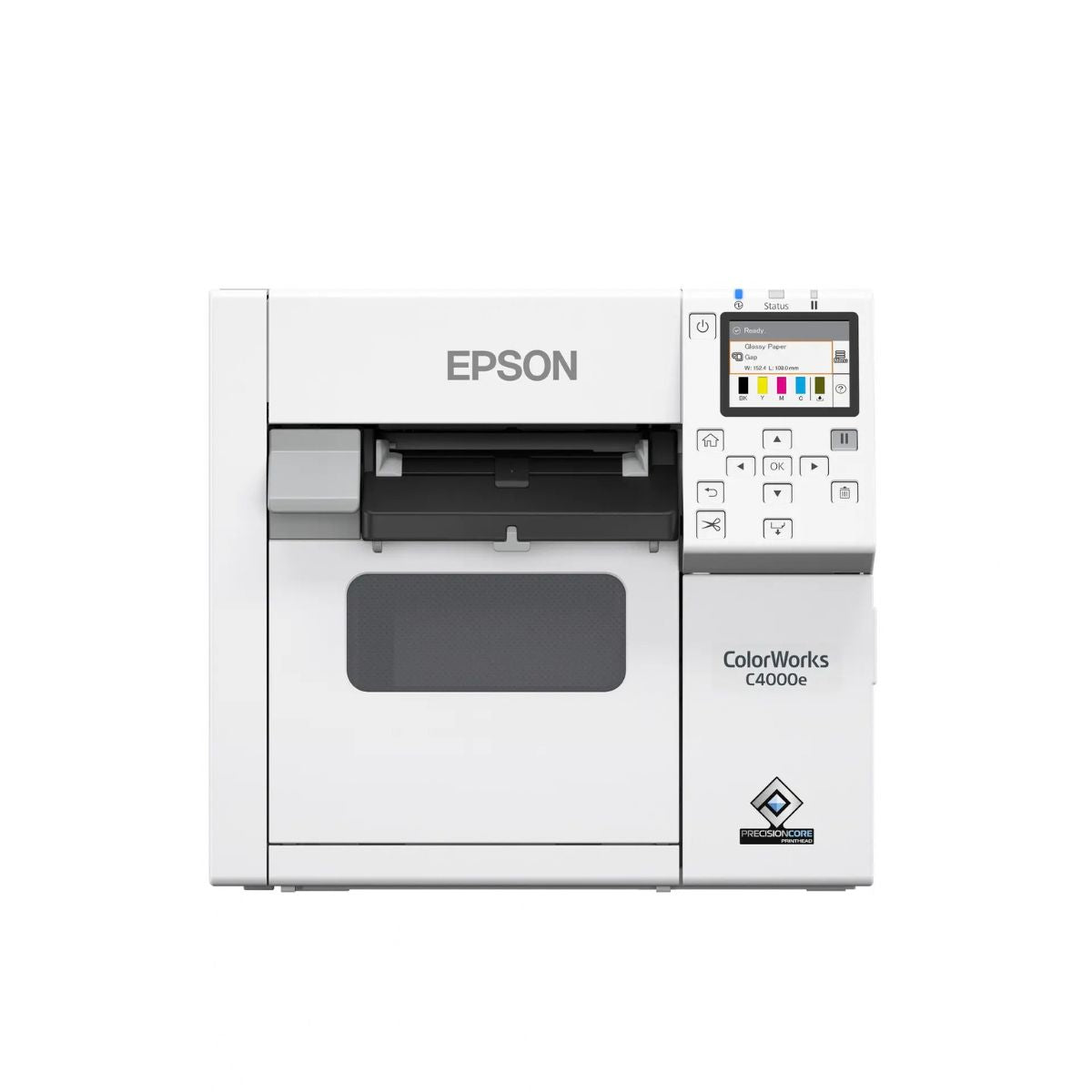 Epson ColorWorks C4000e (BK) Colour Label Printer | 1200 x 1200 DPI | 100 mm/s | USB | Autocutter | C31CK03102BK