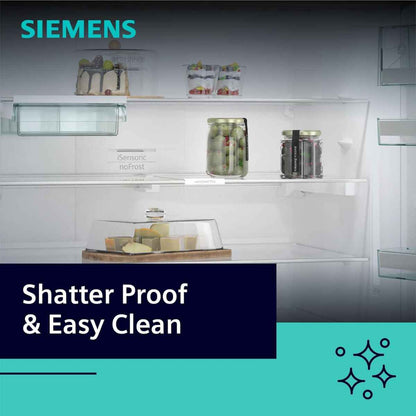 Siemens 680L+XXL Freestanding Bottom-Freezer Refrigerator iQ300 Series – KG86NAI31M,  Capacity, NoFrost & HyperFresh Plus