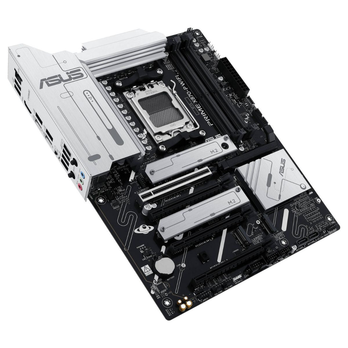 ASUS PRIME X870-P WIFI ATX Motherboard | AMD X870 Chipset | DDR5 Memory Support | PCIe 5.0 | WiFi &amp; Bluetooth 5.4 | 2.5Gb Ethernet | 4x M.2 Slots | HDMI | 90MB1IS0-M0EAY0